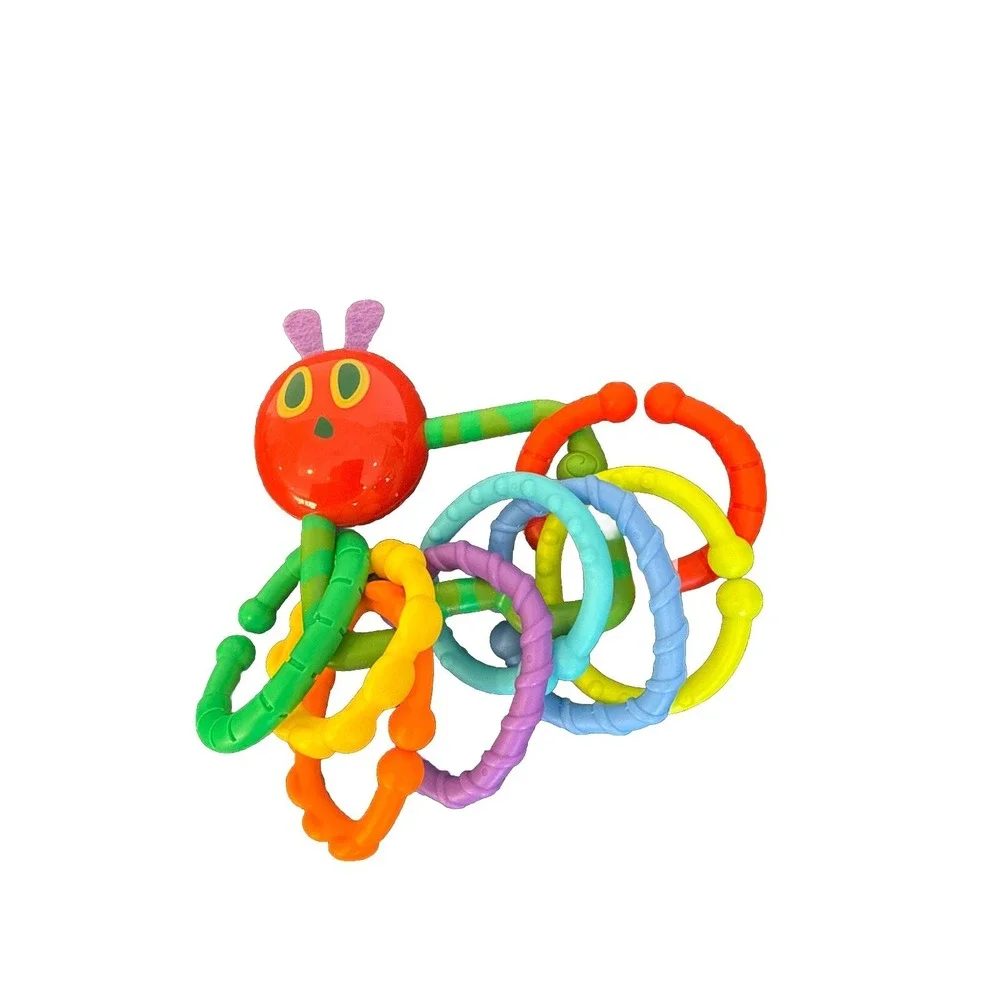 World of Eric Carle, The Very Hungry Caterpillar Baby Rattle Teether Links Toy